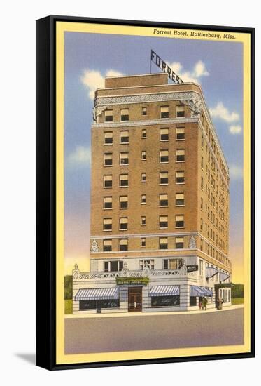 Forrest Hotel, Hattiesburg, Mississippi-null-Framed Stretched Canvas