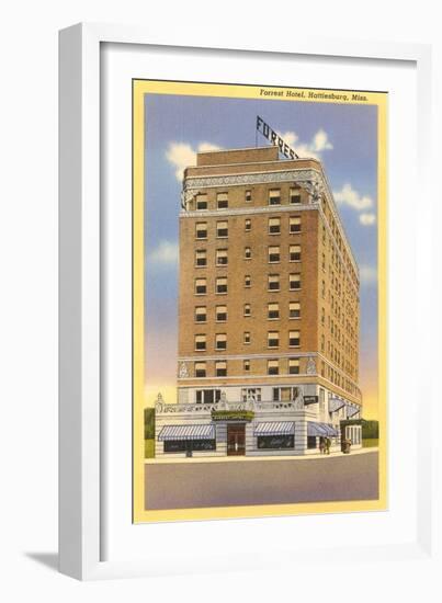 Forrest Hotel, Hattiesburg, Mississippi-null-Framed Art Print