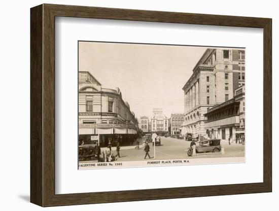 Forrest Place, Perth, Western Australia, 1910-null-Framed Photographic Print