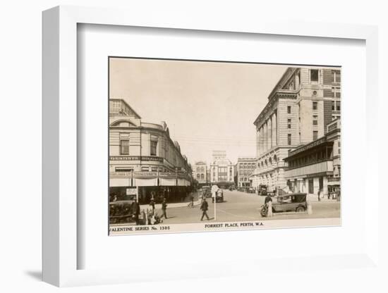 Forrest Place, Perth, Western Australia, 1910-null-Framed Photographic Print