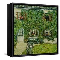 Forsthaus in Weissenbach Am Attersee-Gustav Klimt-Framed Stretched Canvas