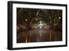 Forsyth Park Fountain with Spring Azaleas, Savannah, Georgia, USA-Joanne Wells-Framed Photographic Print