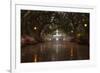 Forsyth Park Fountain with Spring Azaleas, Savannah, Georgia, USA-Joanne Wells-Framed Photographic Print