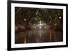 Forsyth Park Fountain with Spring Azaleas, Savannah, Georgia, USA-Joanne Wells-Framed Photographic Print