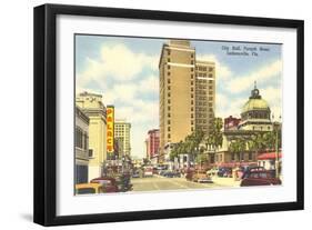 Forsyth Street, Jacksonville, Florida-null-Framed Art Print