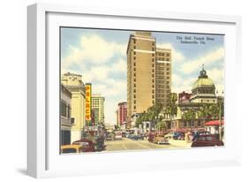 Forsyth Street, Jacksonville, Florida-null-Framed Art Print