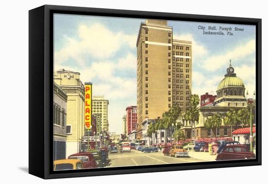 Forsyth Street, Jacksonville, Florida-null-Framed Stretched Canvas