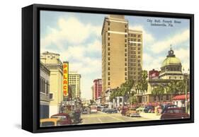 Forsyth Street, Jacksonville, Florida-null-Framed Stretched Canvas