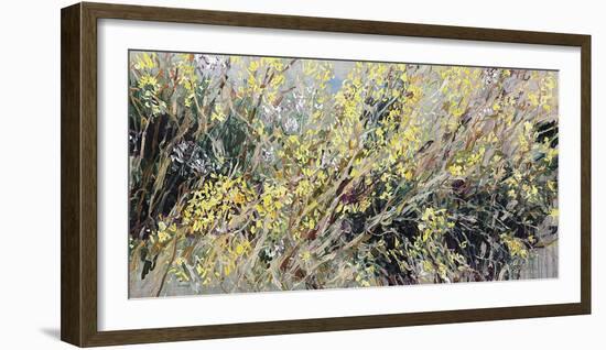 Forsythia Golden Bells-Lilia Orlova Holmes-Framed Giclee Print