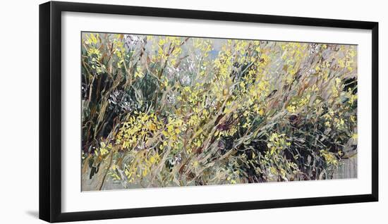 Forsythia Golden Bells-Lilia Orlova Holmes-Framed Giclee Print