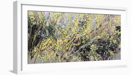 Forsythia Golden Bells-Lilia Orlova Holmes-Framed Giclee Print