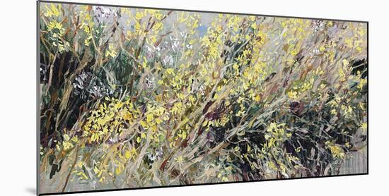 Forsythia Golden Bells-Lilia Orlova Holmes-Mounted Giclee Print