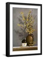 Forsythia-Ray Hendershot-Framed Art Print