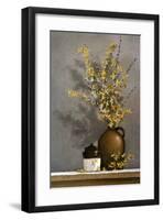 Forsythia-Ray Hendershot-Framed Art Print