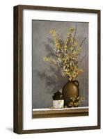 Forsythia-Ray Hendershot-Framed Art Print