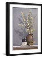 Forsythia-Ray Hendershot-Framed Giclee Print