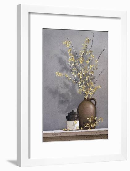 Forsythia-Ray Hendershot-Framed Giclee Print