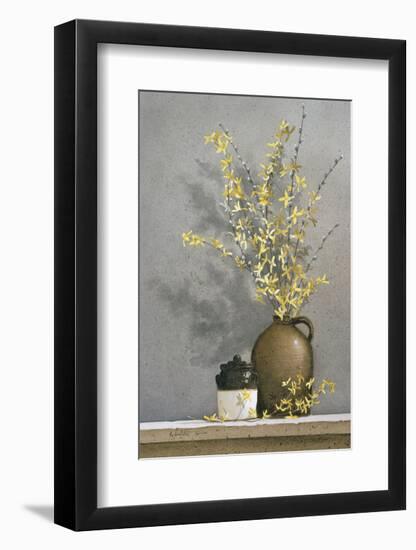 Forsythia-Ray Hendershot-Framed Art Print