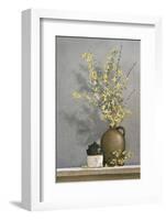 Forsythia-Ray Hendershot-Framed Art Print