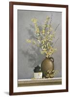 Forsythia-Ray Hendershot-Framed Giclee Print