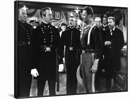 FORT APACHE, 1948 directed by JOHN FORD Henry Fonda, george O'Brien, John Wayne and Grant Withers (-null-Framed Photo