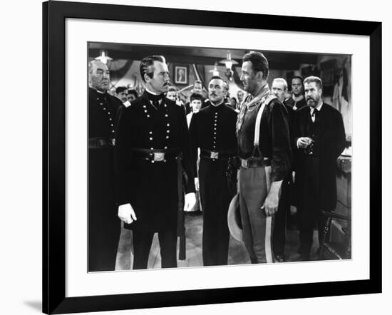 FORT APACHE, 1948 directed by JOHN FORD Henry Fonda, george O'Brien, John Wayne and Grant Withers (-null-Framed Photo