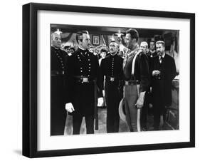 FORT APACHE, 1948 directed by JOHN FORD Henry Fonda, george O'Brien, John Wayne and Grant Withers (-null-Framed Photo