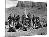 FORT APACHE, 1948 directed by JOHN FORD Henry Fonda, John Wayne and Victor McLaglen (b/w photo)-null-Mounted Photo