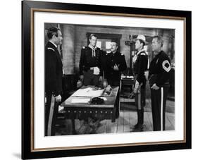 FORT APACHE, 1948 directed by JOHN FORD Henry Fonda, John Wayne, George O'Brien, John Agar and Ward-null-Framed Photo