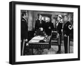 FORT APACHE, 1948 directed by JOHN FORD Henry Fonda, John Wayne, George O'Brien, John Agar and Ward-null-Framed Photo