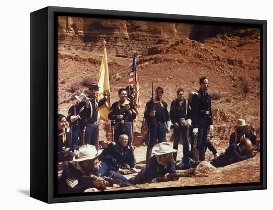 FORT APACHE, 1948 directed by JOHN FORD Henry Fonda (photo)-null-Framed Stretched Canvas