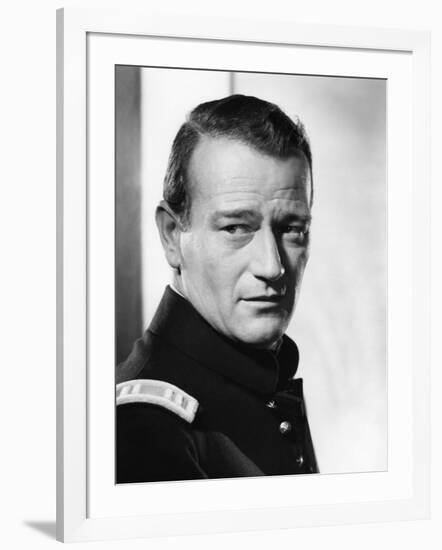 FORT APACHE, 1948 directed by JOHN FORD John Wayne (b/w photo)-null-Framed Photo