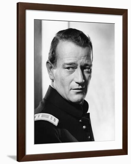 FORT APACHE, 1948 directed by JOHN FORD John Wayne (b/w photo)-null-Framed Photo