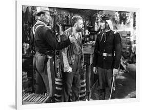 FORT APACHE, 1948 directed by JOHN FORD John Wayne, Grant Withers and Henry Fonda (b/w photo)-null-Framed Photo