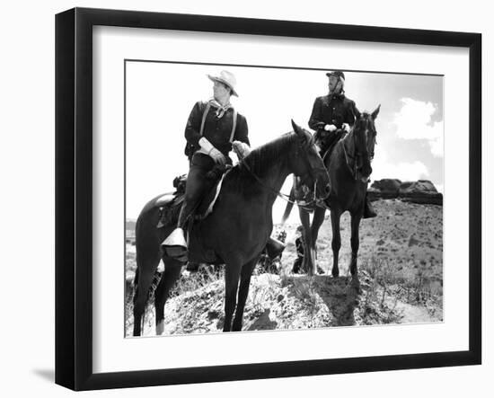 Fort Apache, John Wayne, Henry Fonda, 1948-null-Framed Photo