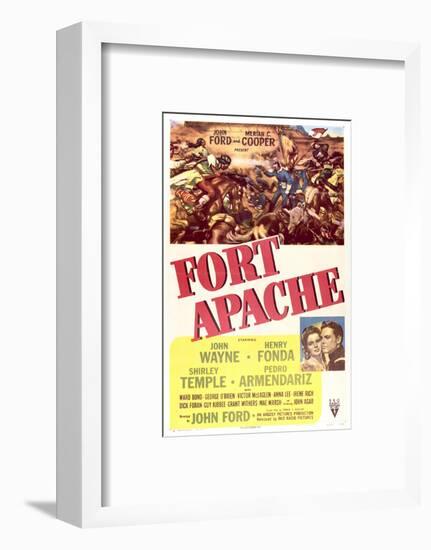 Fort Apache - Movie Poster Reproduction-null-Framed Photo