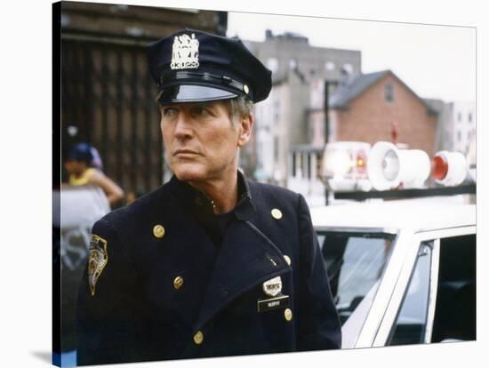 FORT APACHE-THE BRONX, 1980 directed by DANIEL PETRIE Paul Newman (photo)-null-Stretched Canvas