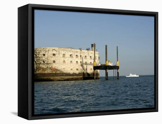 Fort Boyard, Near Ile D'Oleron, Charente Maritime, France, Europe-Groenendijk Peter-Framed Stretched Canvas