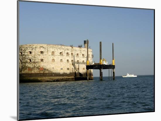 Fort Boyard, Near Ile D'Oleron, Charente Maritime, France, Europe-Groenendijk Peter-Mounted Photographic Print