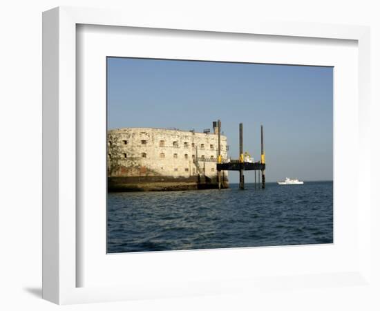 Fort Boyard, Near Ile D'Oleron, Charente Maritime, France, Europe-Groenendijk Peter-Framed Photographic Print