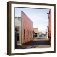 Fort Bragg Alleyway-Lance Kuehne-Framed Photographic Print