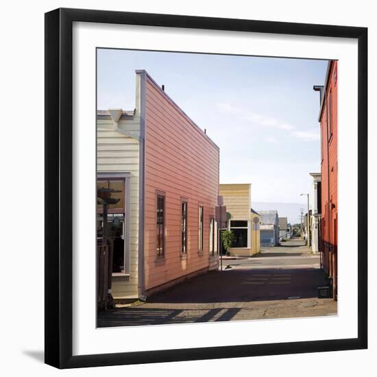 Fort Bragg Alleyway-Lance Kuehne-Framed Photographic Print