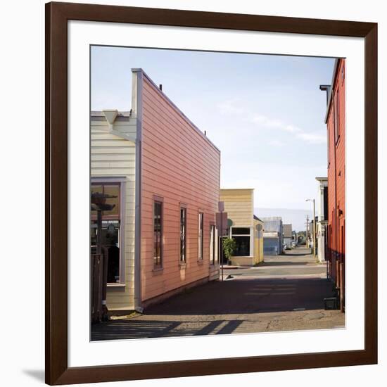 Fort Bragg Alleyway-Lance Kuehne-Framed Photographic Print