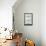 Fort Collins, Colorado - Typography-Lantern Press-Framed Stretched Canvas displayed on a wall