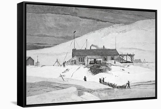 Fort Conger, Frinnell Land, May 20, 1883, Pub. London 1886-J. Steeple Davis-Framed Stretched Canvas