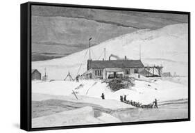 Fort Conger, Frinnell Land, May 20, 1883, Pub. London 1886-J. Steeple Davis-Framed Stretched Canvas