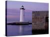 Fort Constitution, State Historic Site, Portsmouth Harbor Lighthouse, New Hampshire, USA-Jerry & Marcy Monkman-Stretched Canvas