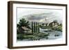 Fort Dearborn on the Site of Present-Day Chicago, 1812-null-Framed Giclee Print