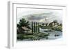 Fort Dearborn on the Site of Present-Day Chicago, 1812-null-Framed Giclee Print