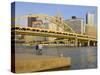 Fort Duquesne Bridge over the Allegheny River, Pittsburgh, Pennsylvania, United States of America,-Richard Cummins-Stretched Canvas